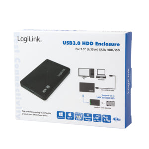 LogiLink UA0256 Boîtier HDD 2.5" SATA Noir