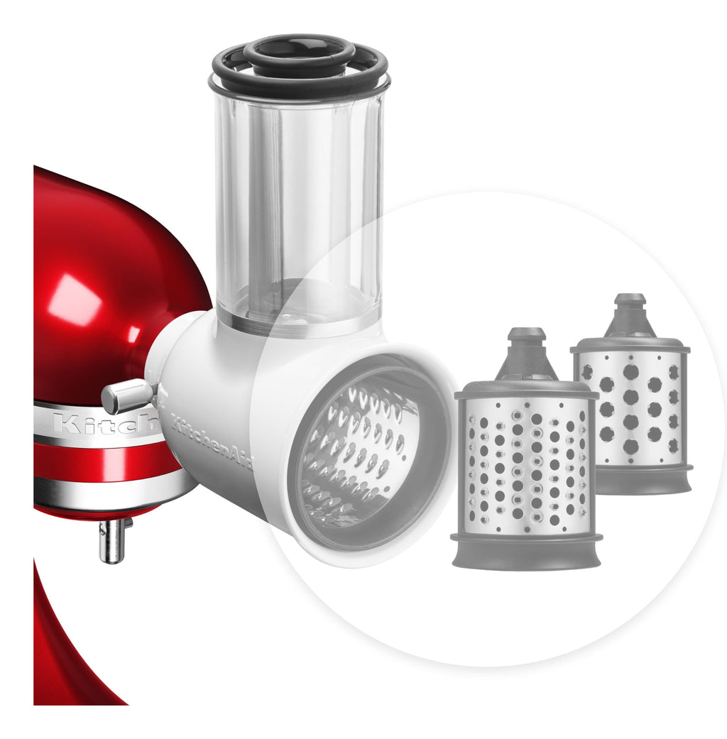 KitchenAid 5KSMEMVSC Ensemble de Moulin et Râpe en Acier Inoxydable