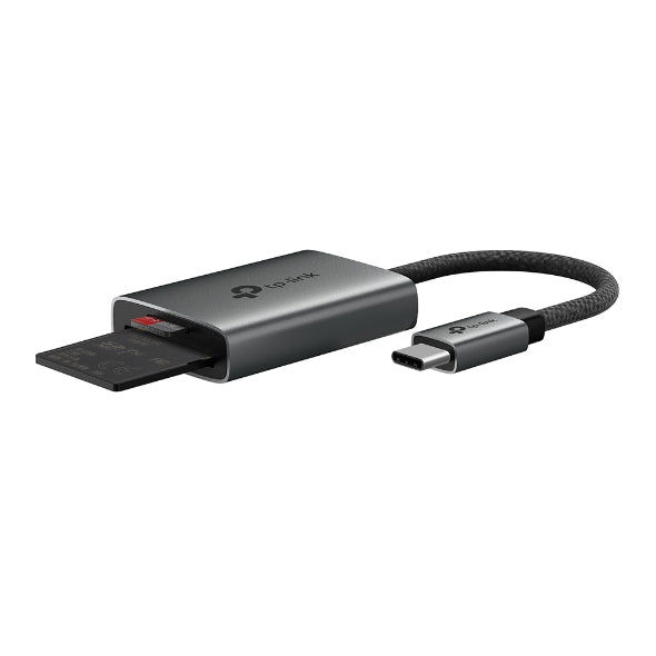 TP-Link UA440C Lecteur de Carte Mémoire USB 3.2 Gen 1 Type-C, Gris