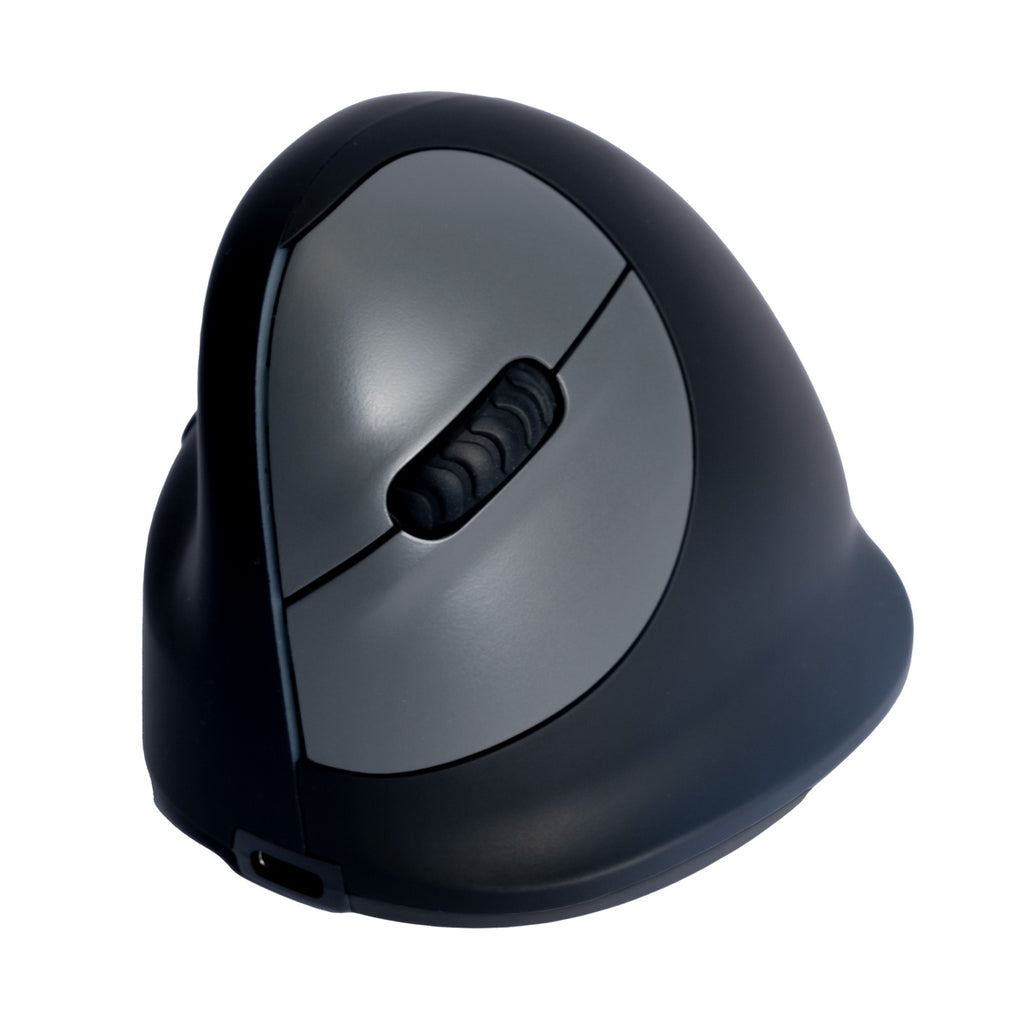 R-Go Tools Souris Ergonomique HE Break, Gaucher, Taille Medium (165-185 mm), Bluetooth, Noir