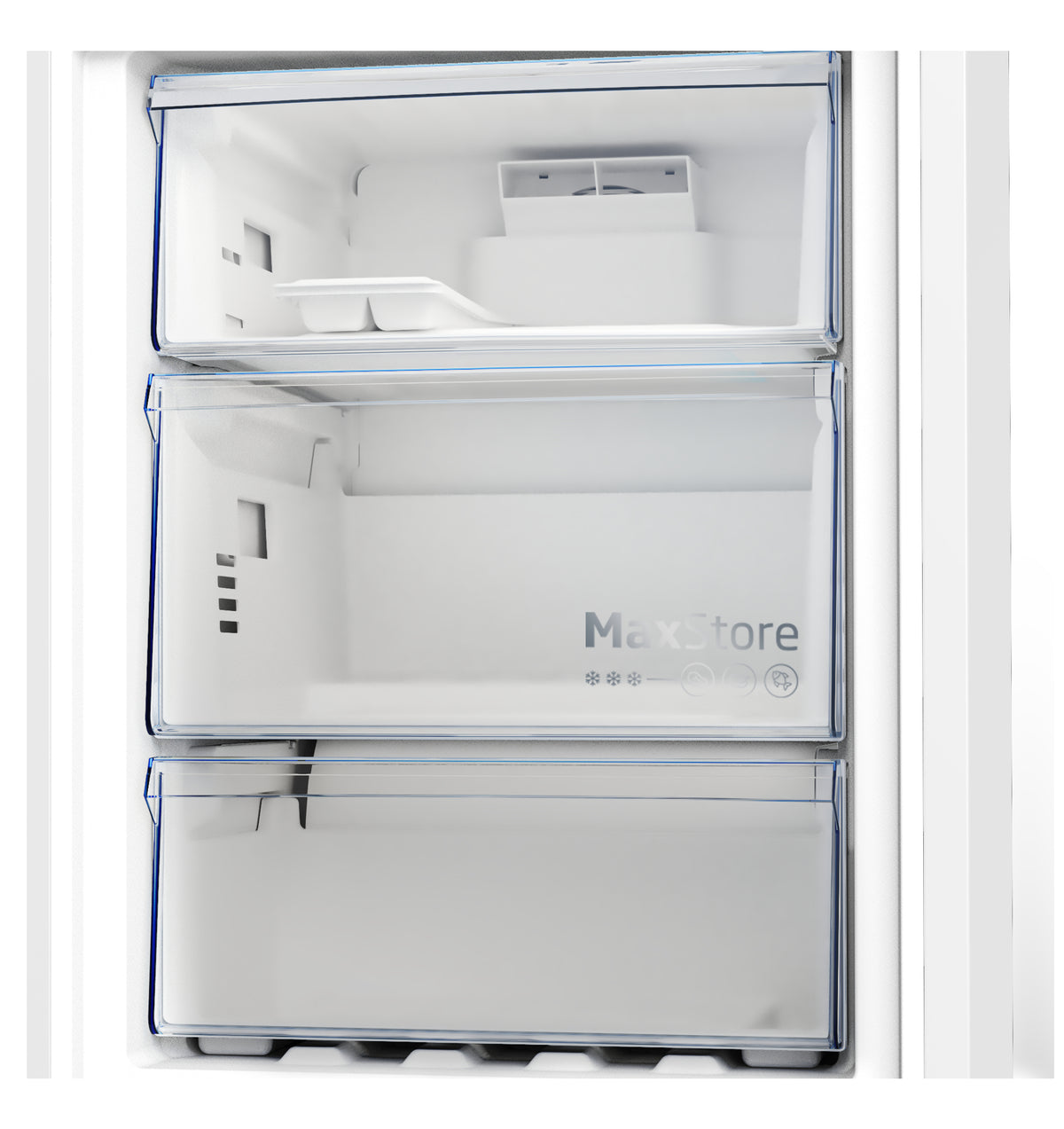 Beko B5RCNA406HXB1 Réfrigérateur Combiné Pose Libre 355 L, Métallique