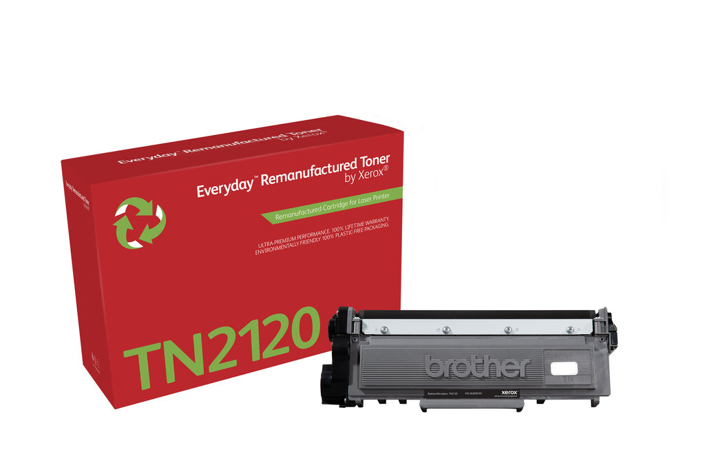 Toner remanufacturé Mono Everyday™ de Xerox compatible avec Brother TN2120, Grande capacité