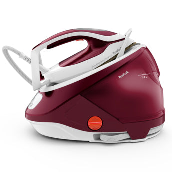 Tefal GV9220 Centrale Vapeur 2600 W, Semelle Durilium AirGlide Autoclean, Bourgogne et Blanc