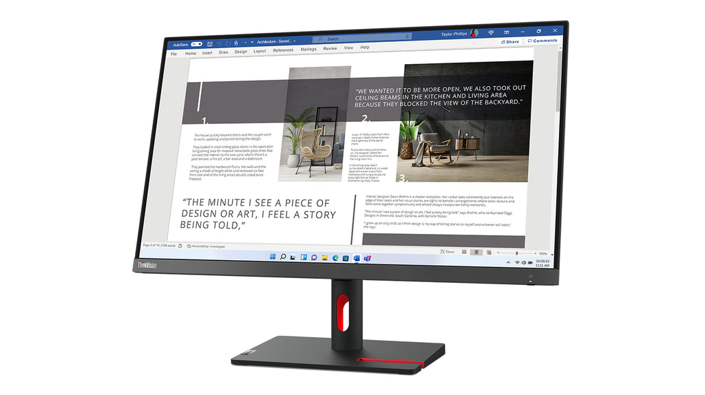 Lenovo ThinkVision S27i-30 écran plat de PC 68,6 cm (27") 1920 x 1080 pixels Full HD LED Gris
