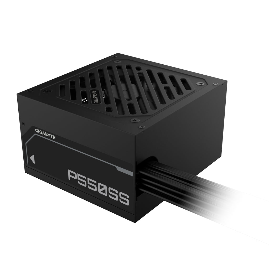 GIGABYTE P550SS Bloc d'Alimentation - PCIe 5.0, 80 PLUS Silver, Ventilateur 120 mm, Compatible ATX 3.0, Prise EU
