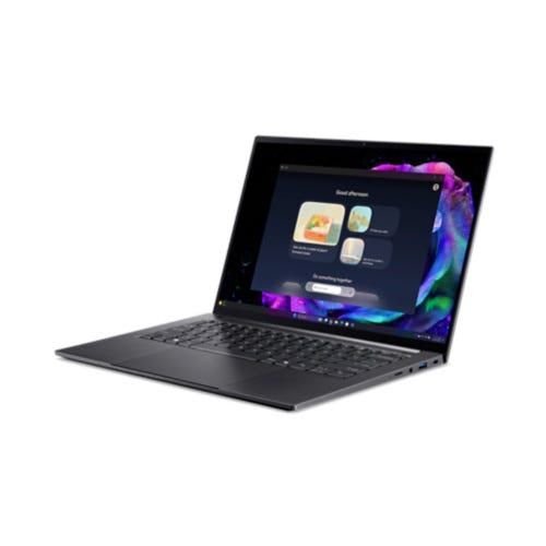 Acer Swift SFX14-61G-R56L AMD Ryzen AI 9 365 Ordinateur portable 35,6 cm (14") Écran tactile WQXGA+ 32 Go LPDDR5x-SDRAM 2 To SSD NVIDIA GeForce RTX 5070 Wi-Fi 6 (802.11ax) Windows 11 Home Gris