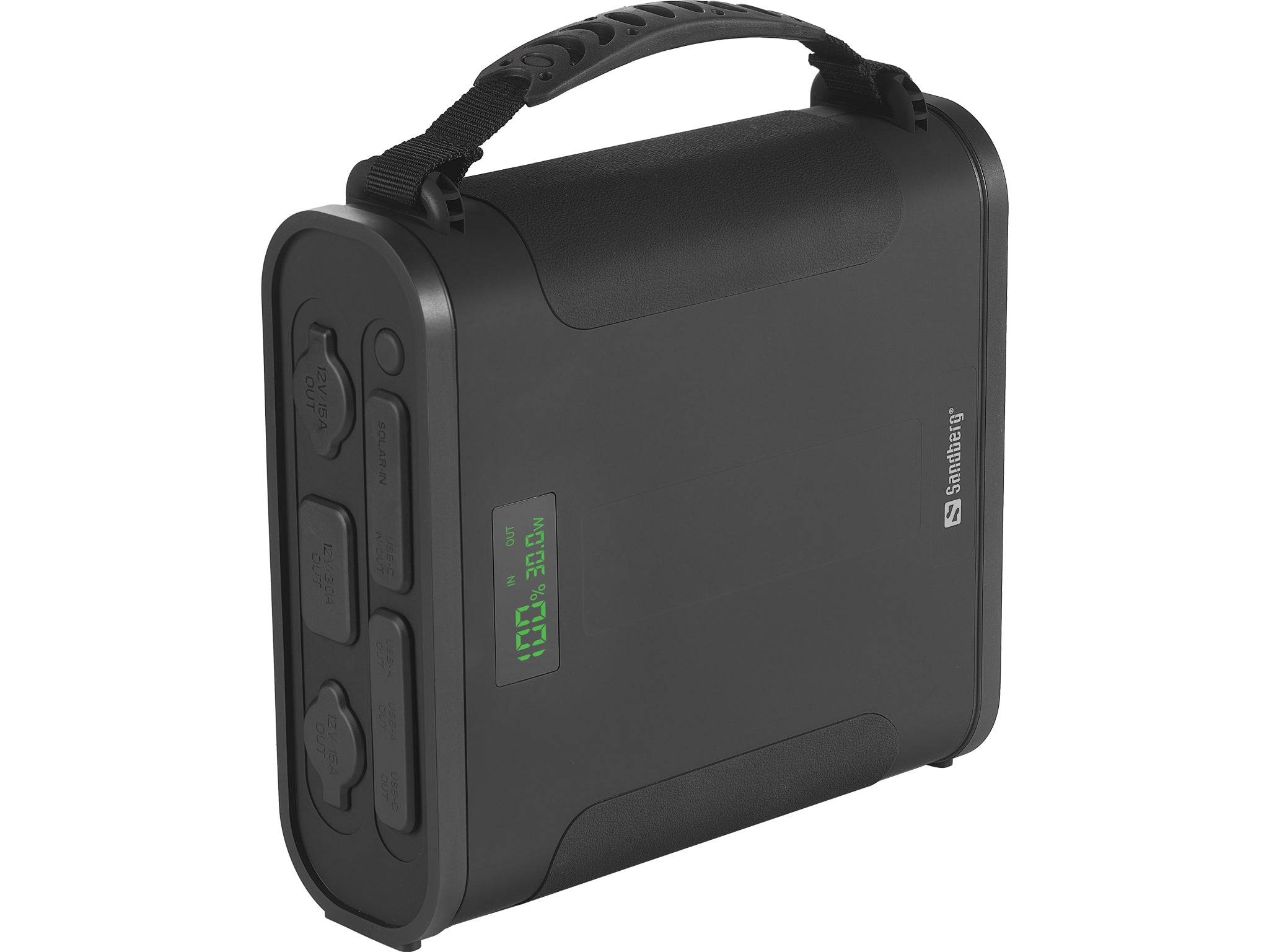 Sandberg 421-37 banque d'alimentation électrique Phosphate de fer lithié (LiFePo4) 144000 mAh Noir