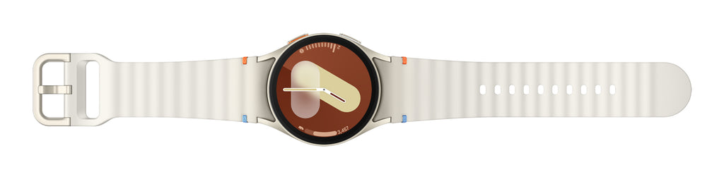 Samsung Samsung Galaxy Watch7 3,3 cm (1.3") AMOLED 40 mm Numérique 432 x 432 pixels Écran tactile 4G Crème Wifi GPS (satellite)