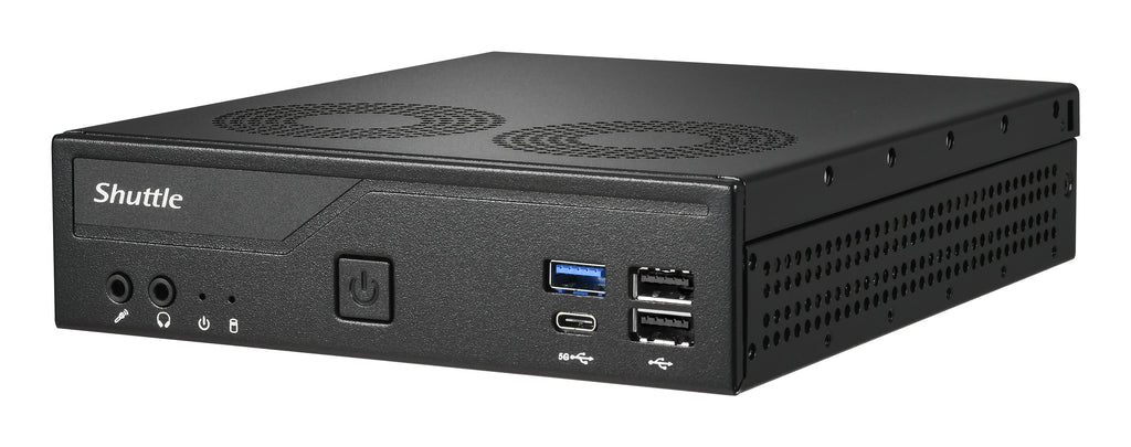 Shuttle XPC Slim DH610V2 Mini PC Barebone 1,35L, Intel H610 LGA 1700, Noir