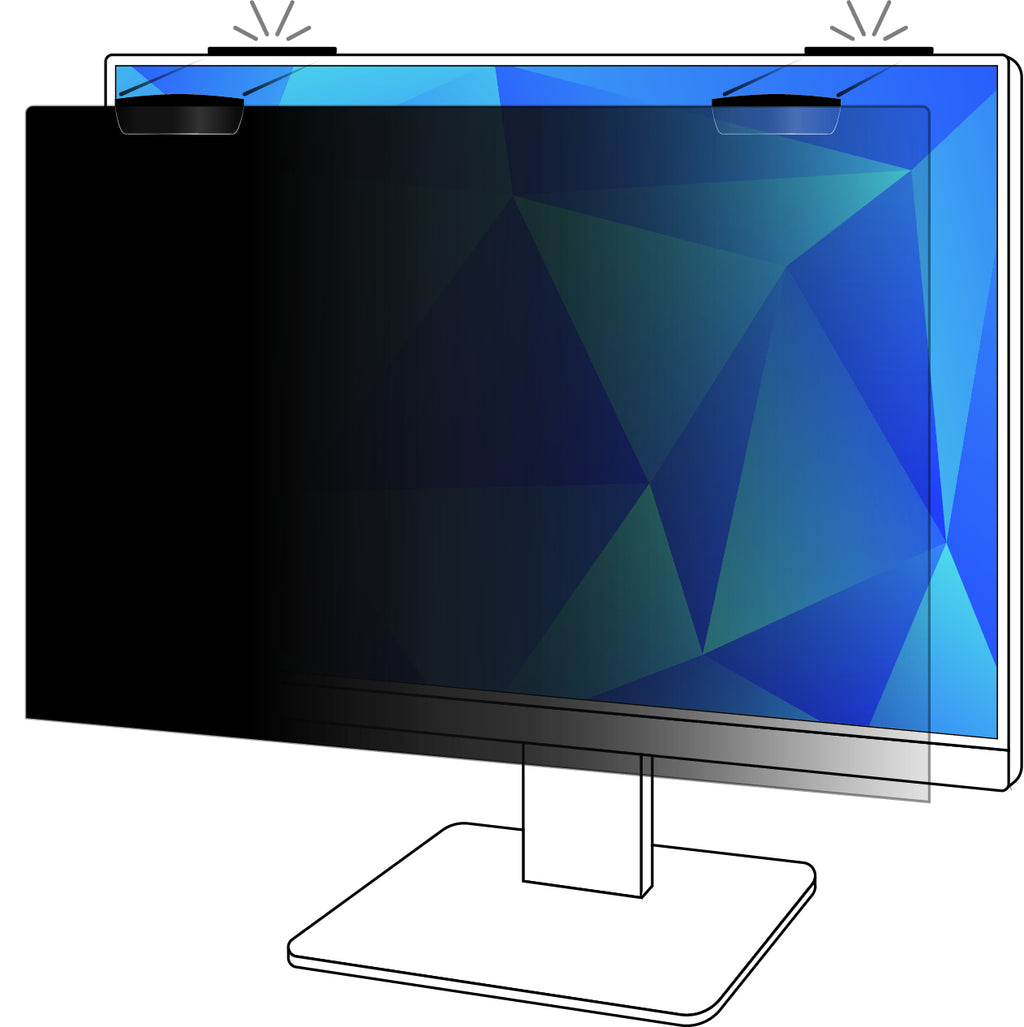 3M Filtre de confidentialité pour moniteur plein écran avec attache magnétique COMPLY™ 25 po (635 mm), 16:9, PF250W9EM
