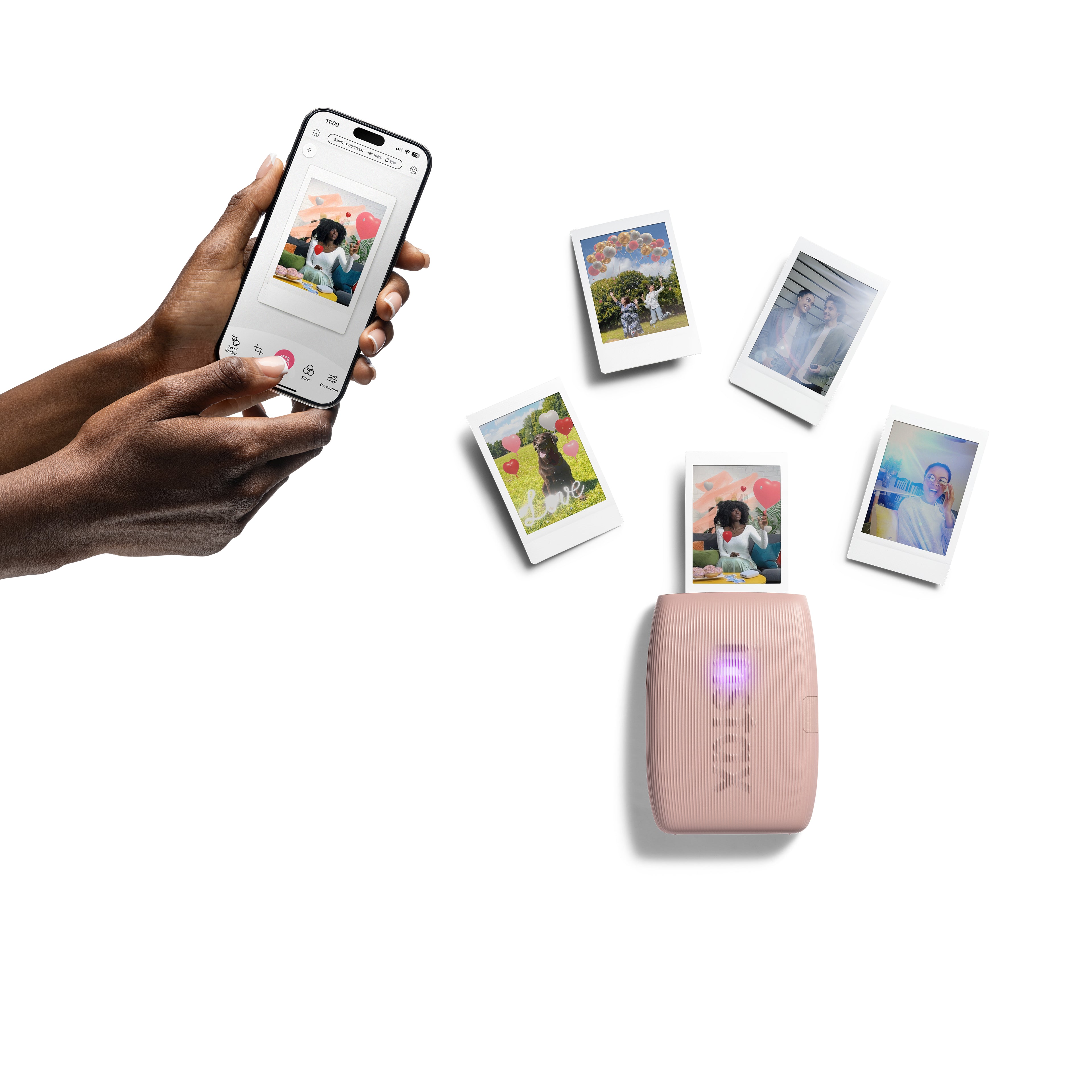 Fujifilm Instax Mini Link3 imprimante photo 800 x 600 DPI 2.4" x 1.8" (6.2x4.6 cm)
