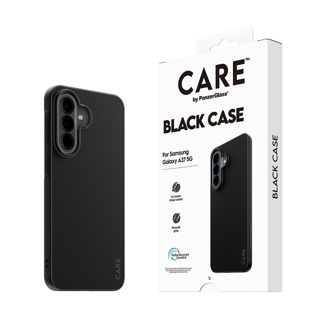 PanzerGlass CR12935 Coque de Protection Housse pour Samsung Galaxy A37 6.7", Noir