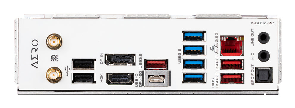 GIGABYTE B650 AERO G Carte mère - Compatible avec les processeurs AMD Ryzen série 9000, jusqu'à 8000 MHz DDR5 (OC), 1xPCIe 5.0 + 2xPCIe 4.0 M.2, LAN 2,5 GbE, WIFI 6E, USB 3.2 Gen 2