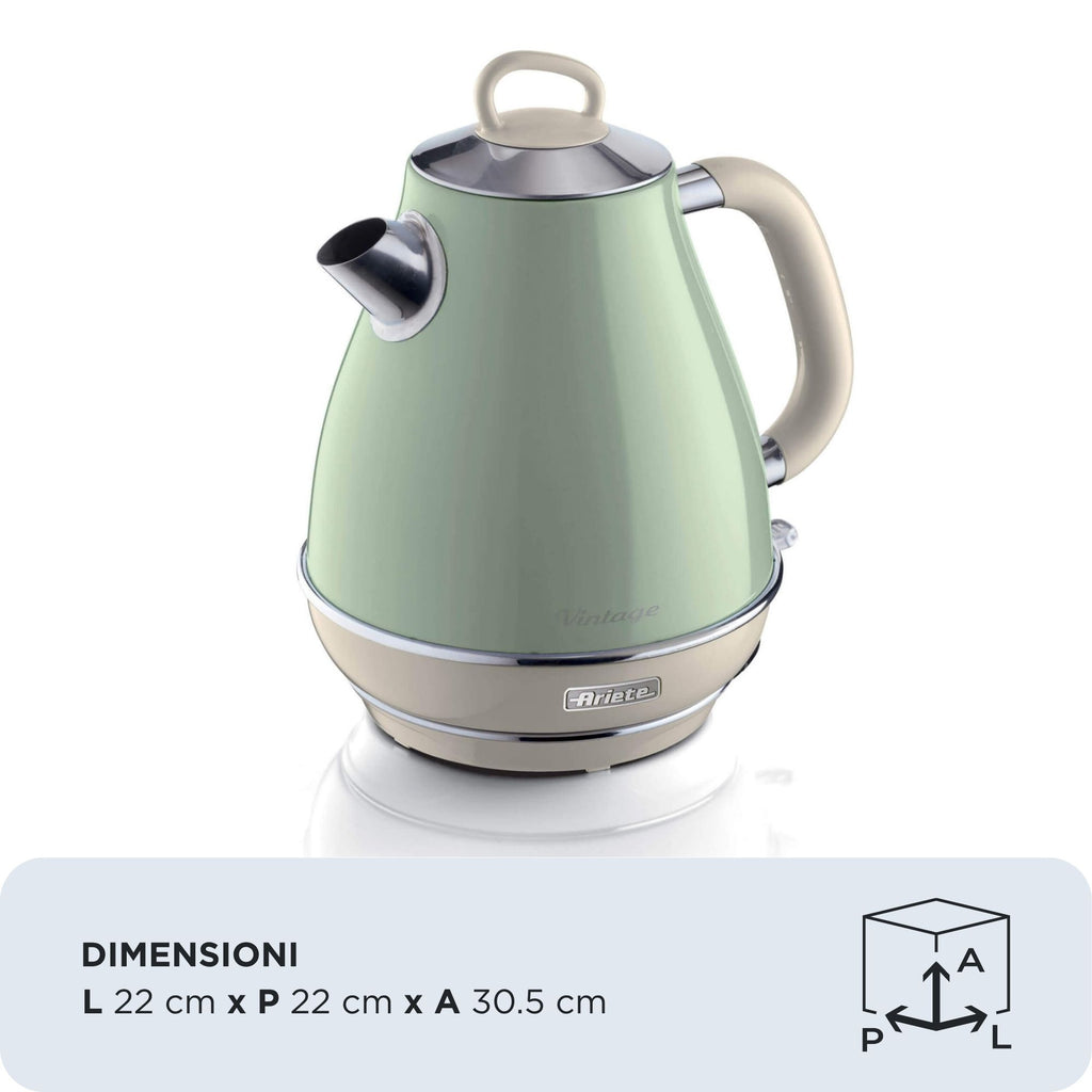 Ariete 2869/04 bouilloire 1,7 L 2000 W Vert