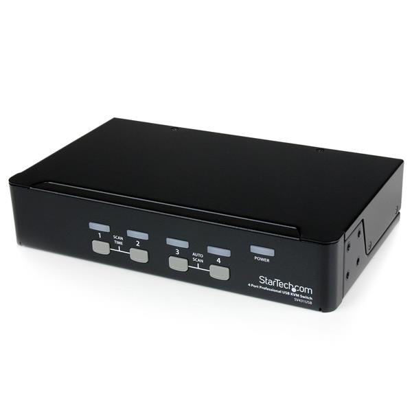 StarTech.com Commutateur KVM 4 Ports VGA USB Montage en Rack 1920x1440