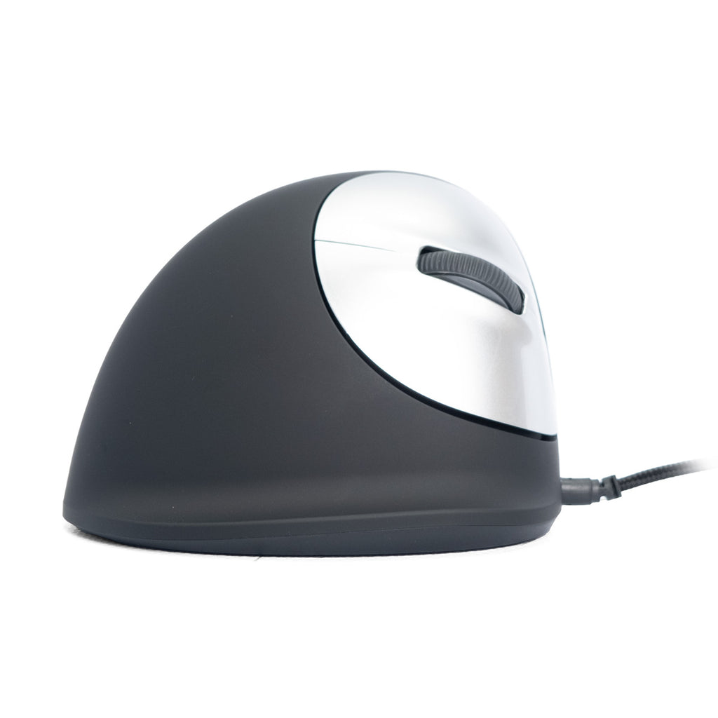 R-Go Tools Souris Ergonomique R-Go HE Break avec logiciel de pause, droiter, moyen (longueur de la main 165-185 mm), filaire, noir