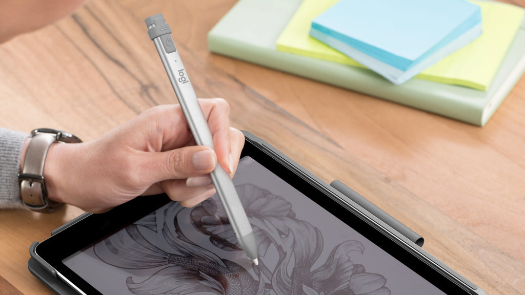 Logitech Crayon Stylet Numérique, Gris