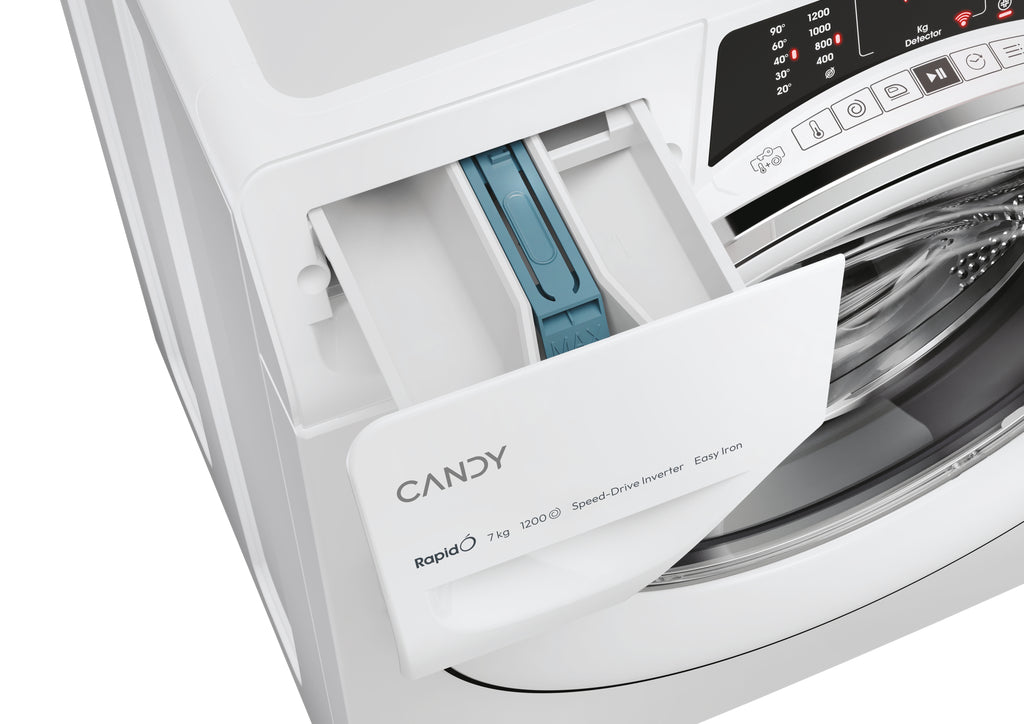 Candy RapidÓ RO41274DWMCT/1-S machine à laver Charge avant 7 kg 1200 tr/min Blanc