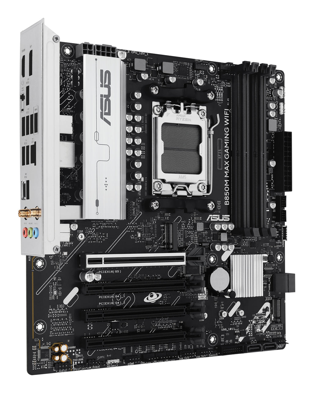 ASUS B850M MAX GAMING WIFI AMD B850 Emplacement AM5 micro ATX
