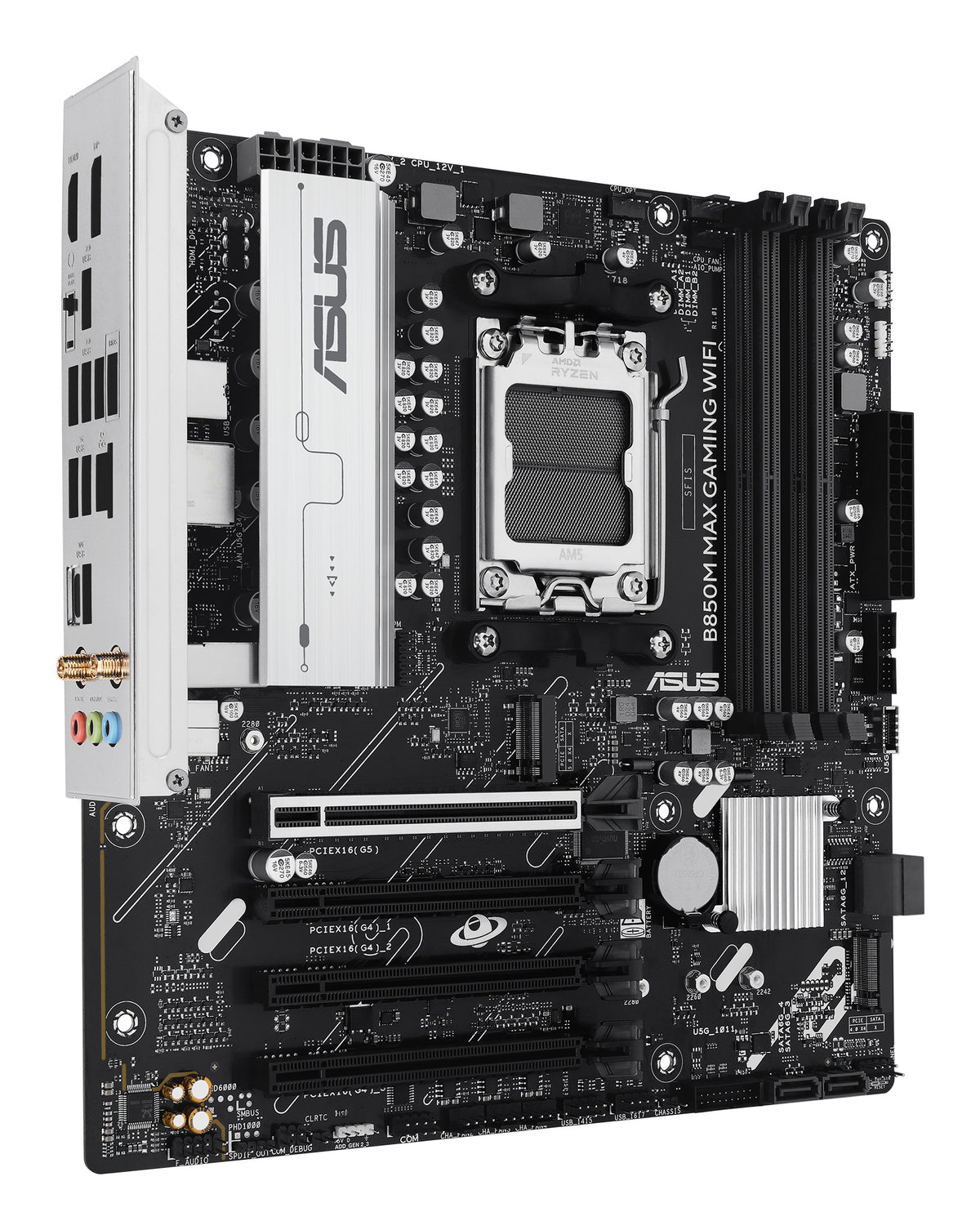 ASUS B850M MAX GAMING WIFI AMD B850 Emplacement AM5 micro ATX