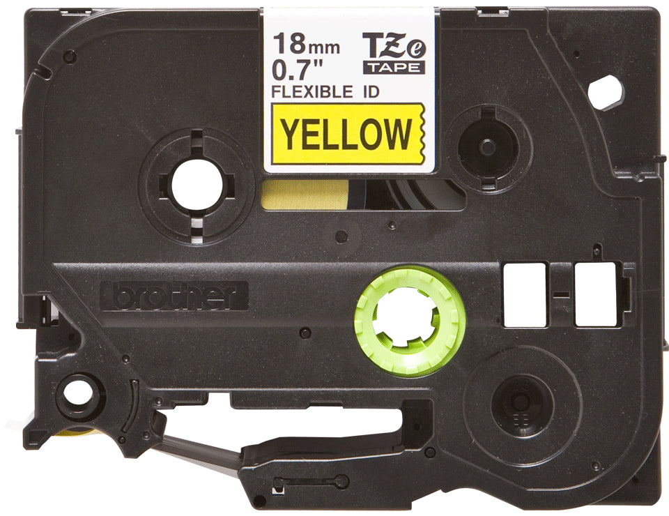Brother TZE-FX641 ruban d'étiquette Noir sur jaune TZ
