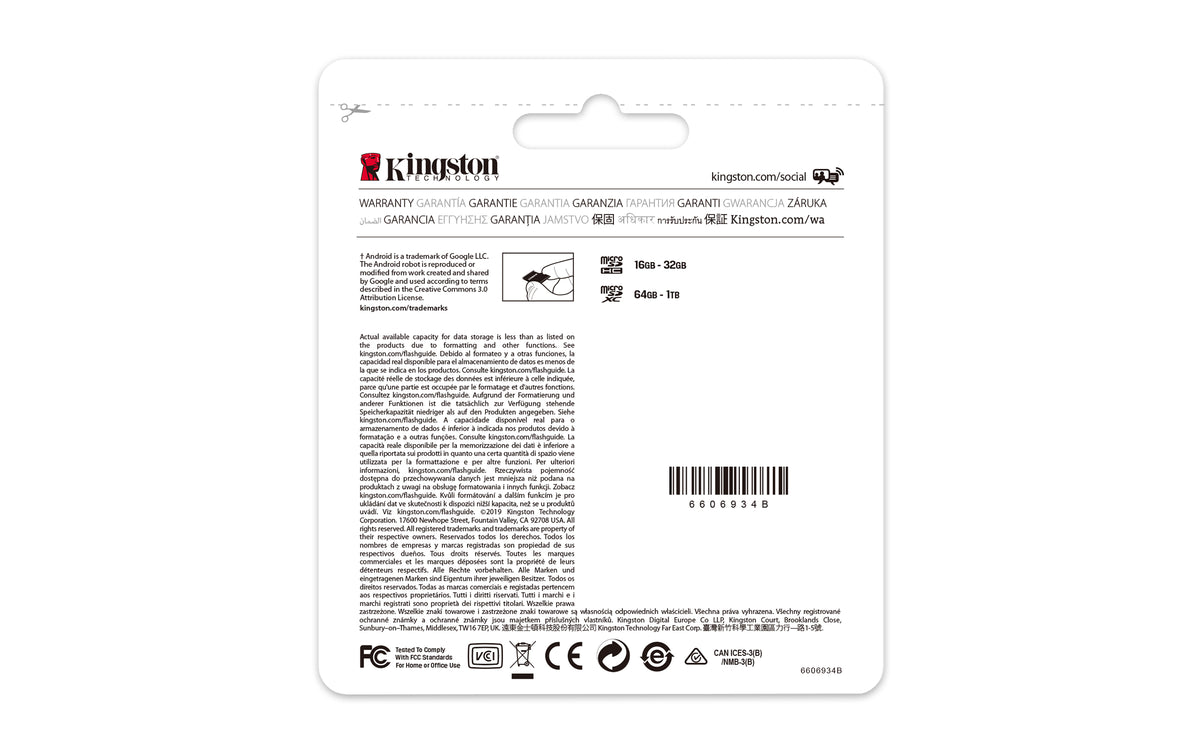 Kingston Canvas Select Plus microSDXC 64GB 100MB/s - vue 6