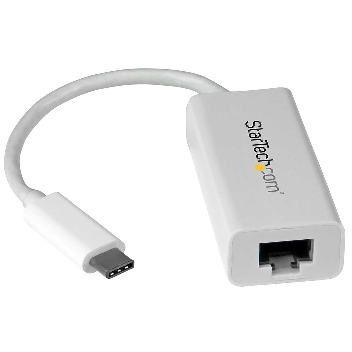 StarTech.com Adaptateur USB-C vers Gigabit Ethernet RJ45, Blanc, Compatible Thunderbolt 3, Windows et Mac