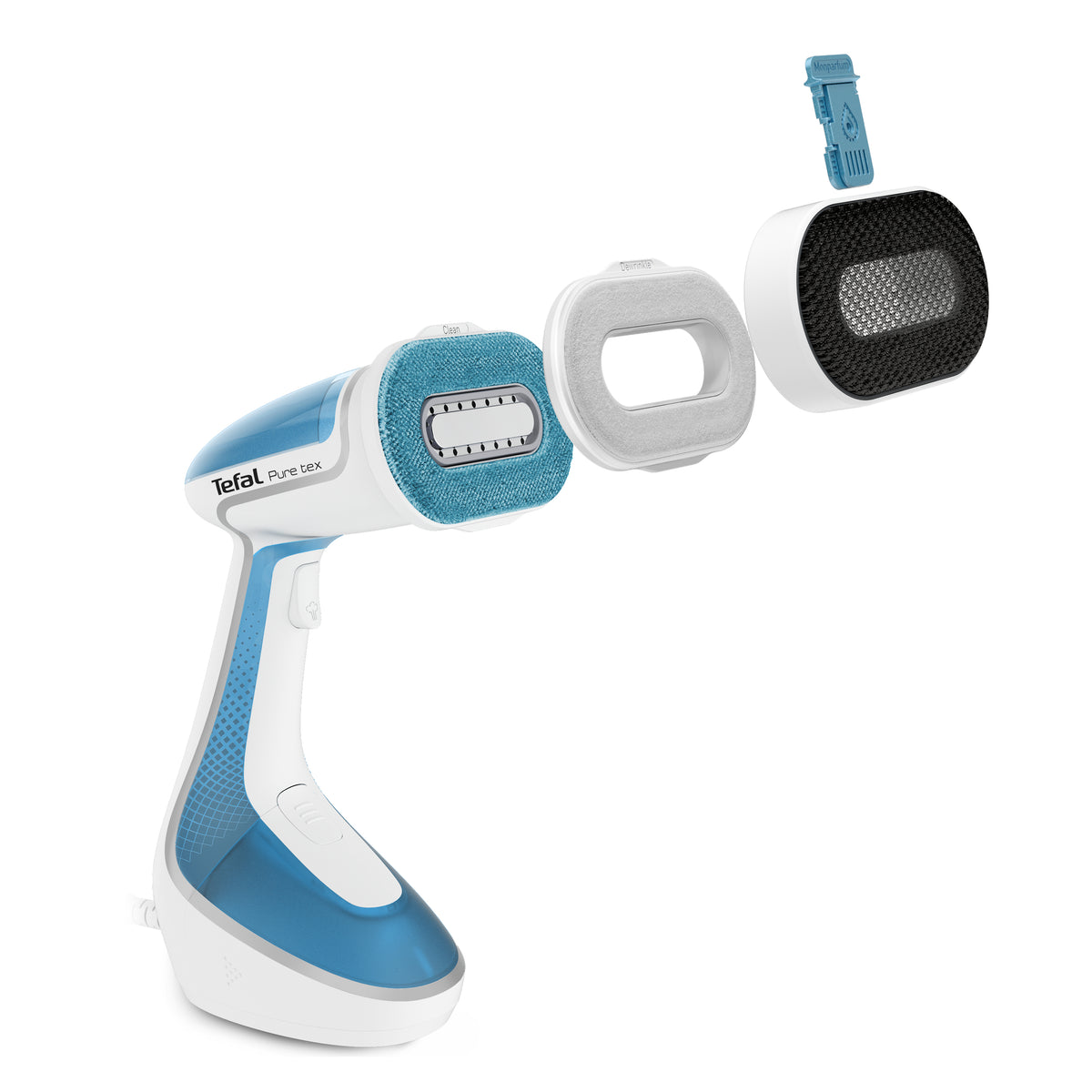 Tefal Pure Tex DT9530 Défroisseur vapeur portatif 0,2 L 1700 W Bleu, Blanc