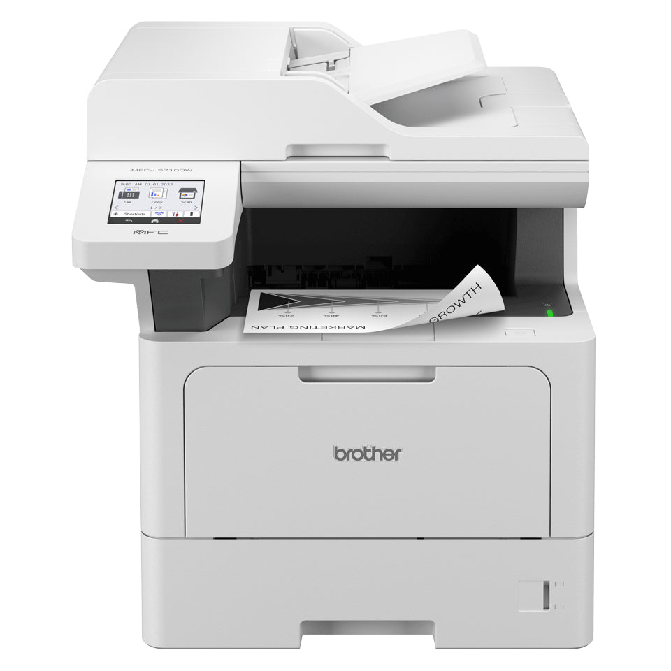 Brother MFC-L5710DW Imprimante Multifonction Laser A4, 1200 x 1200 DPI, 48 ppm, Wifi