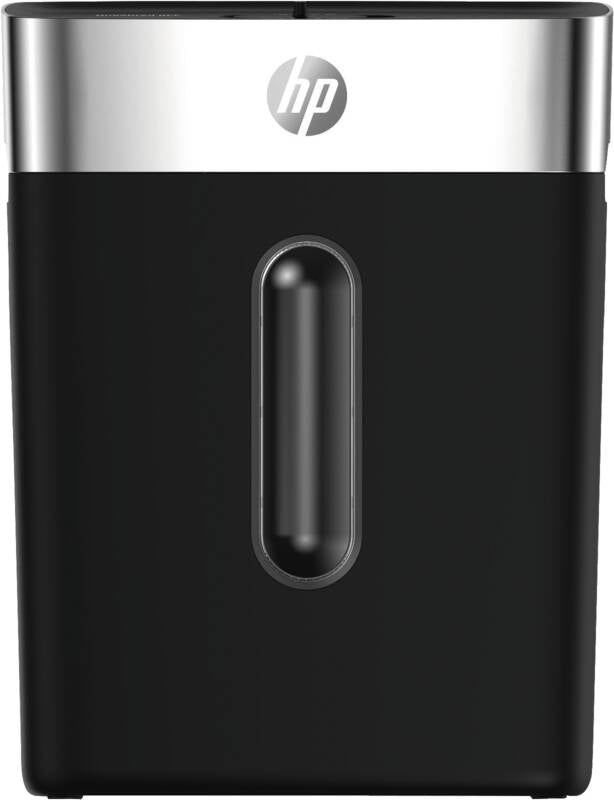 HP OneShred 8CC Destructeur de Papier, Découpage en Particules, 22 cm, Noir