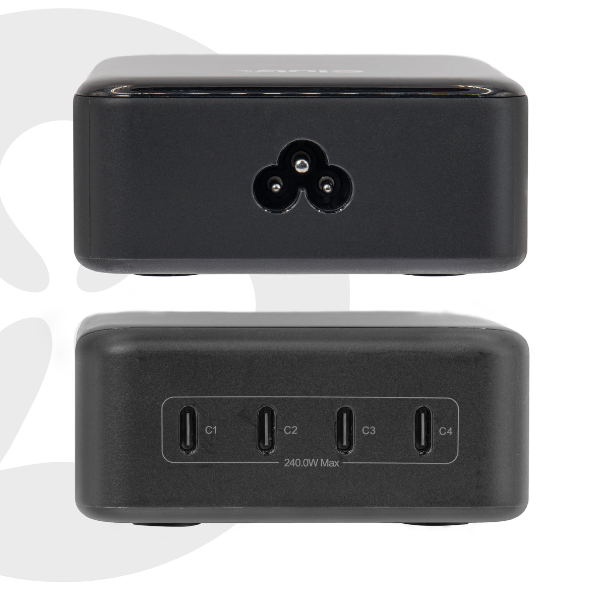 CLUB3D CAC-1933 Chargeur Universel Secteur Charge Rapide, 4 Ports USB-C, Noir