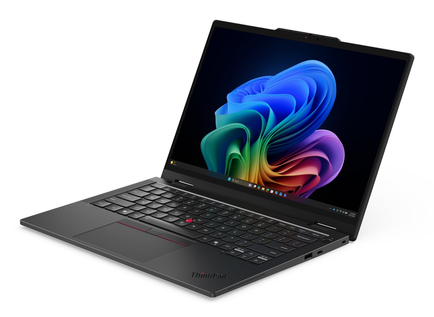 Lenovo ThinkPad T14s 2-in-1 Gen 2 Copilot+ PC Intel Core Ultra 5 325 Hybride (2-en-1) 35,6 cm (14") Écran tactile WUXGA 32 Go LPDDR5x-SDRAM 512 Go SSD Wi-Fi 7 (802.11be) Windows 11 Pro Nordique Noir