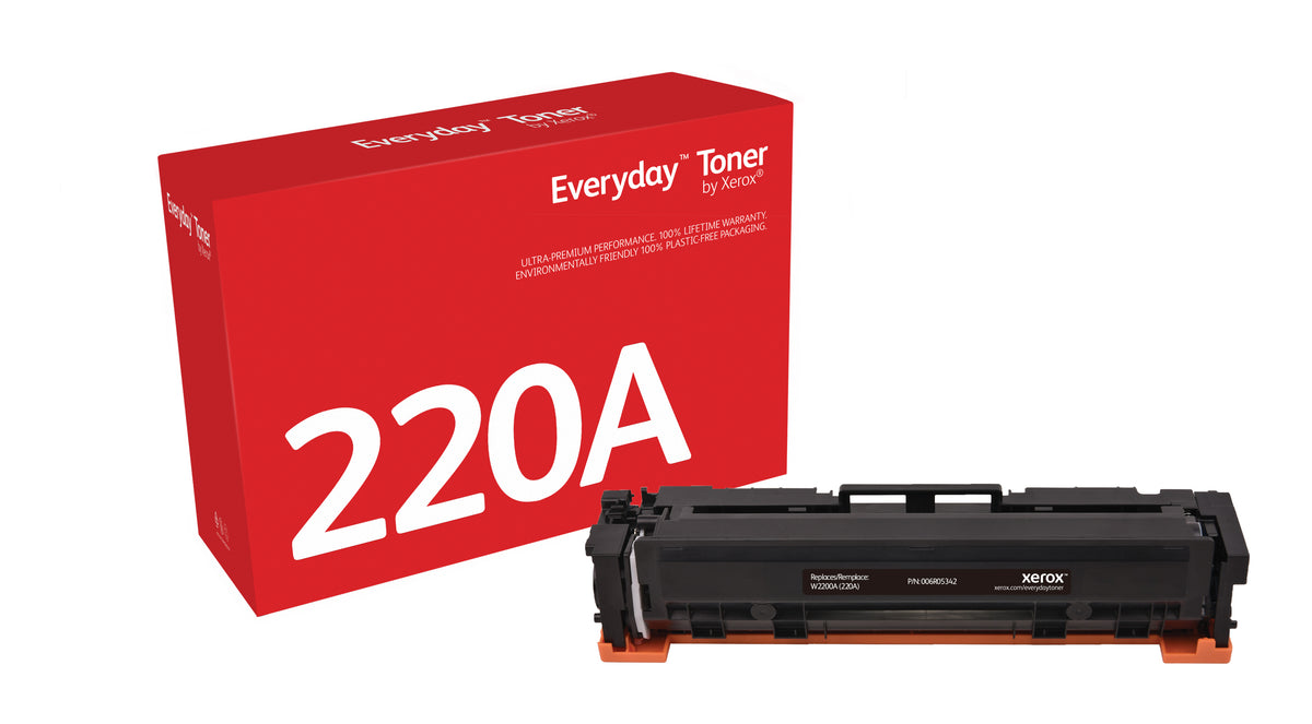 Toner Everyday™ Noir de Xerox compatible avec HP 220A (W2200A), Capacité standard