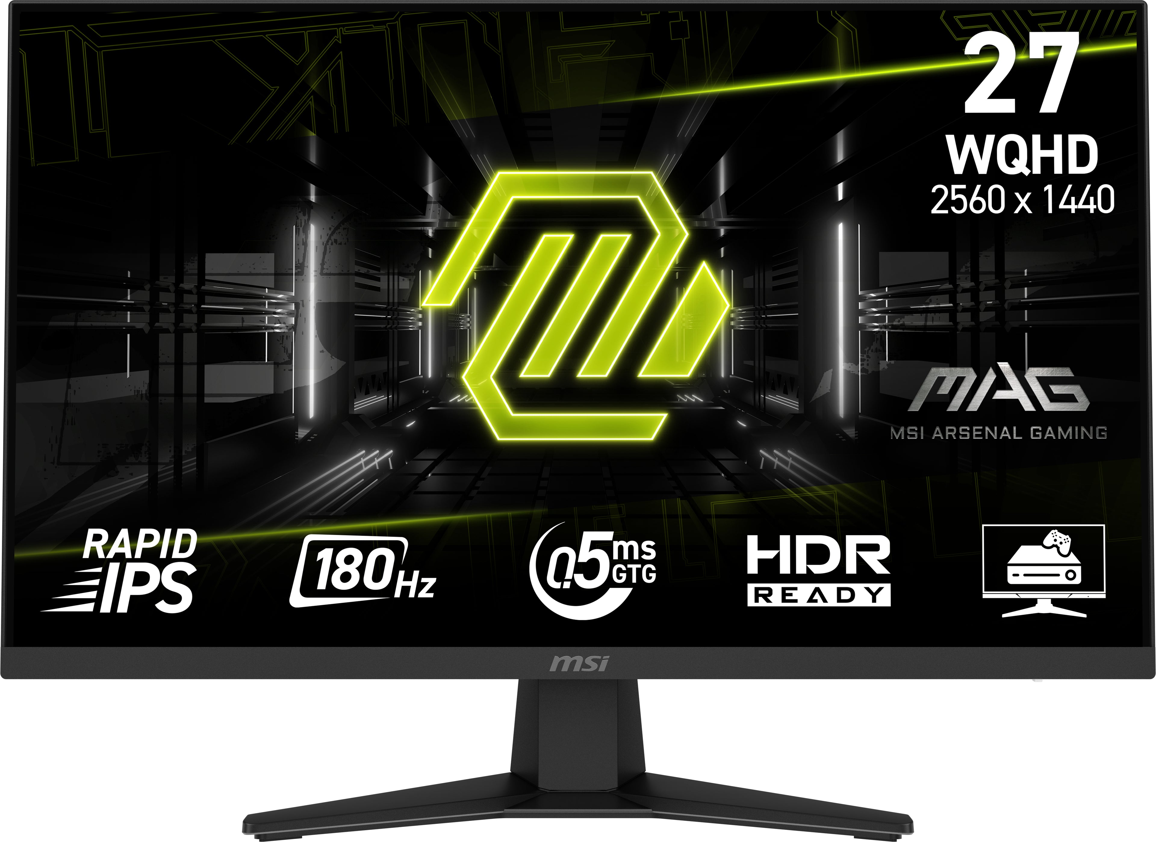 MSI MAG 274QF écran plat de PC 68,6 cm (27") 2560 x 1440 pixels Wide Quad HD LCD Noir