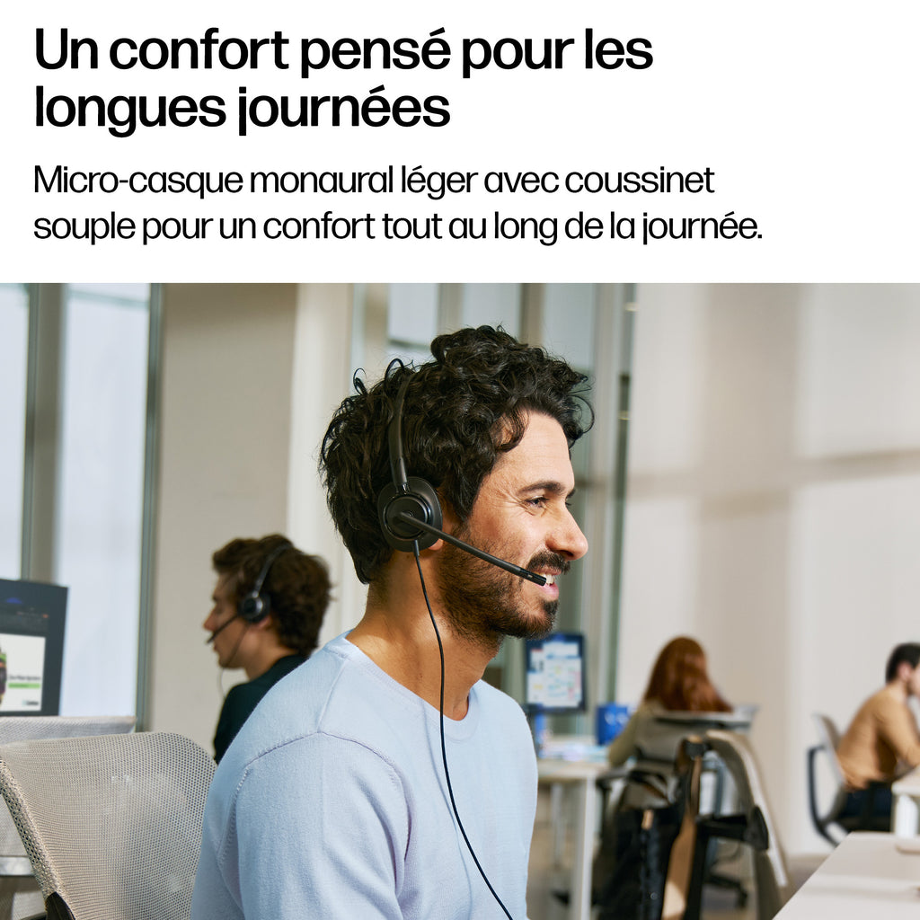 HP Poly Micro-casque filaire USB monaural Mission 415