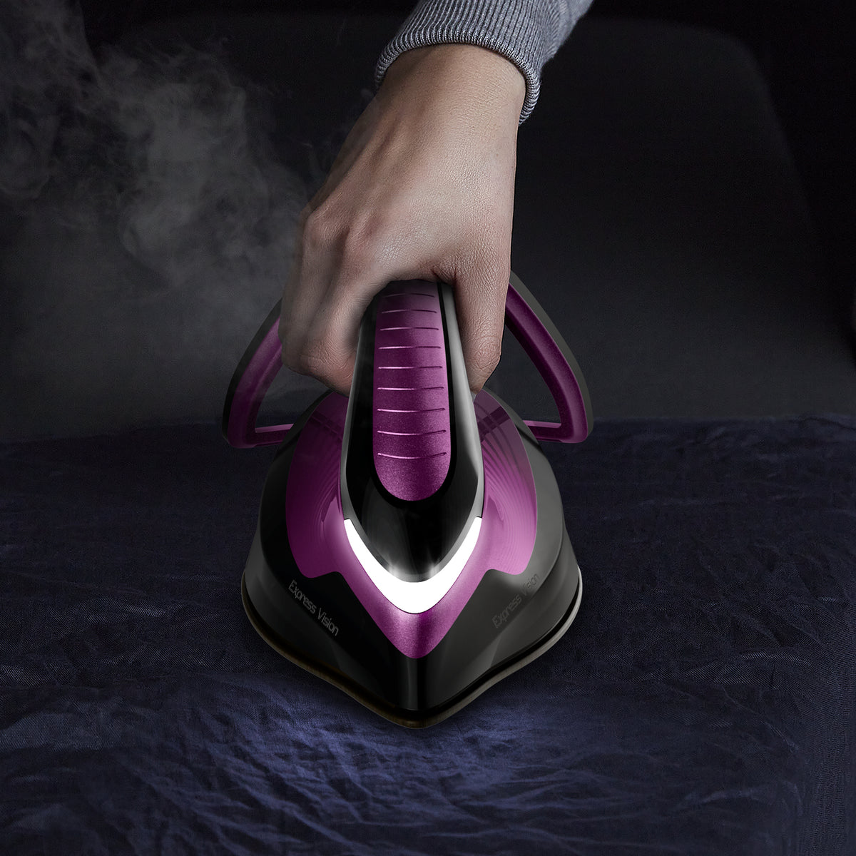 Tefal Express Vision SV8152 Centrale Vapeur 2800 W, Semelle Durilium AirGlide Autoclean, Violet et Noir