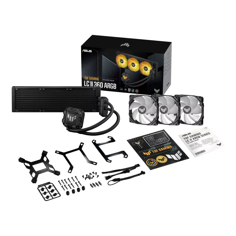 ASUS TUF GAMING LC II 360 ARGB Processeur Kit de refroidissement du liquide 12 cm Noir