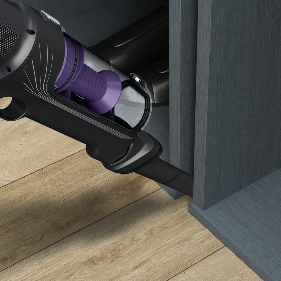 Rowenta RH6A31 Aspirateur-balai 2 en 1 Batterie Sec Sans sac 140 W Noir, Violet - vue 8