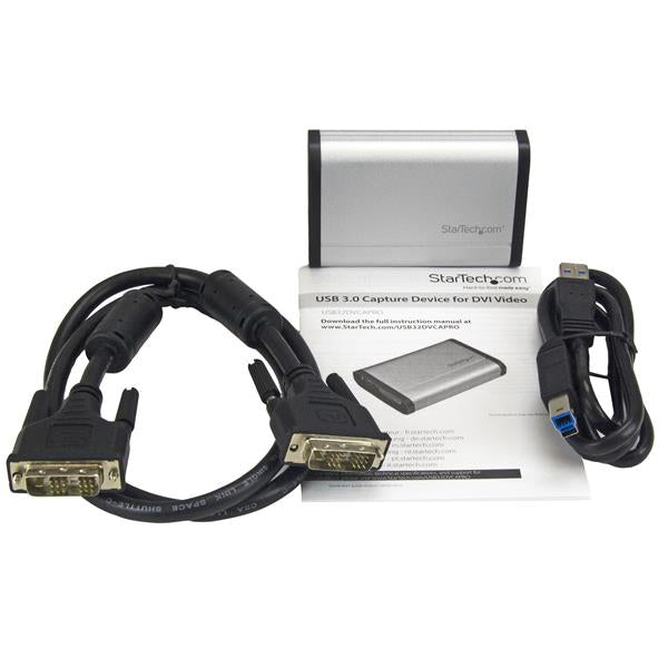 StarTech.com Boîtier d'acquisition vidéo DVI vers USB 3.0, 1080p 60 fps, Aluminium