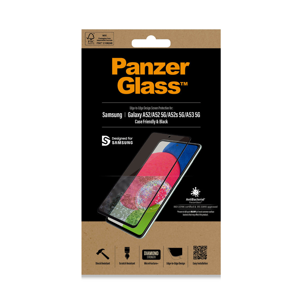 PanzerGlass ® Screen Protector Samsung Galaxy A52 | A52 5G | A52s 5G | A53 5G Protection d'écran transparent 1 pièce(s) - vue 2