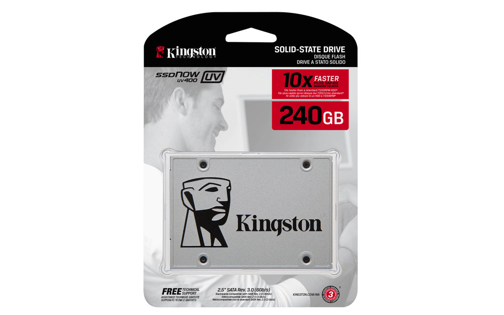Kingston Technology SSDNow UV400 240 Go 2.5" Série ATA III TLC - vue 4