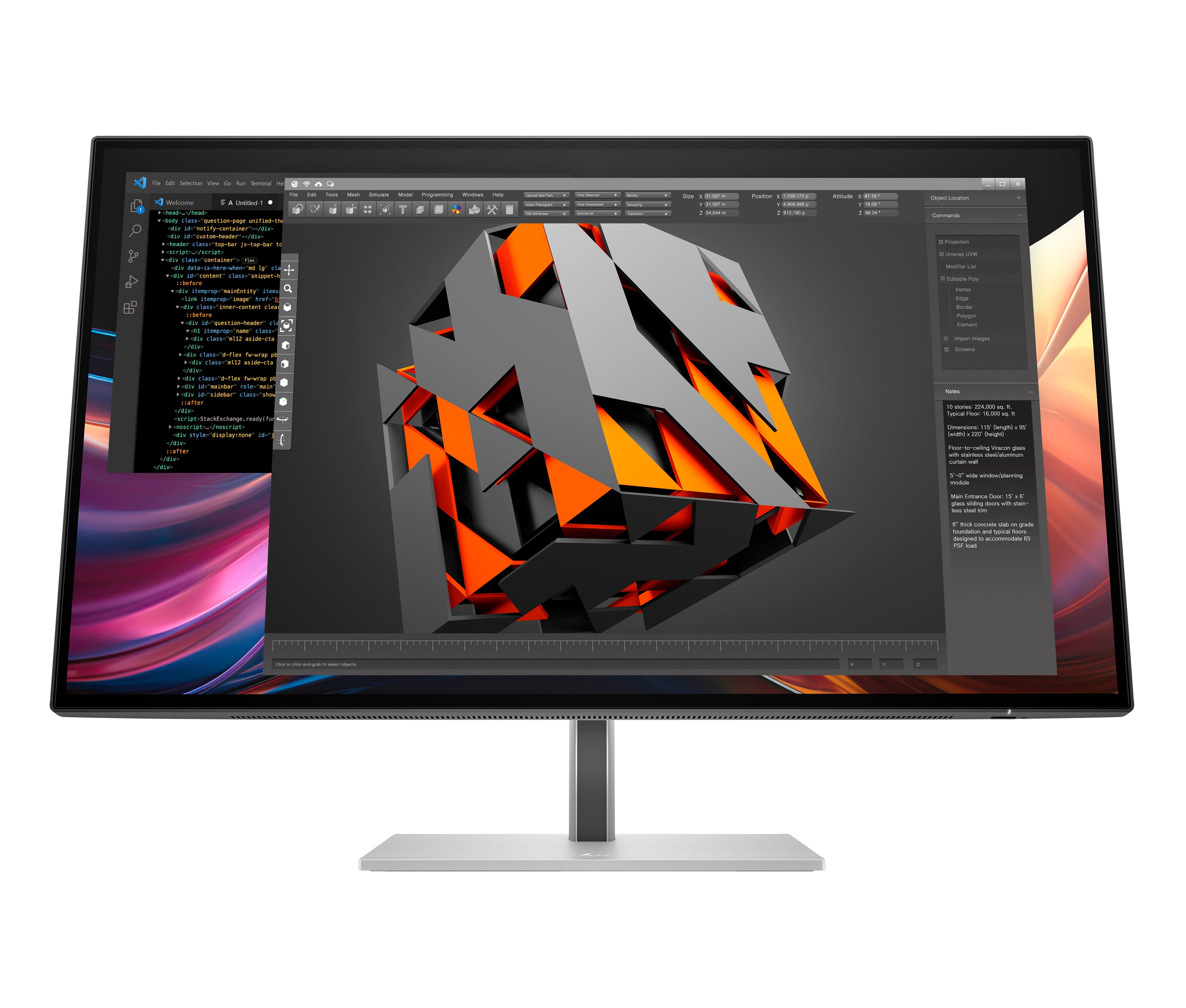 HP Series 7 Pro Écran QHD 27 pouces - 727pq Sans PVC