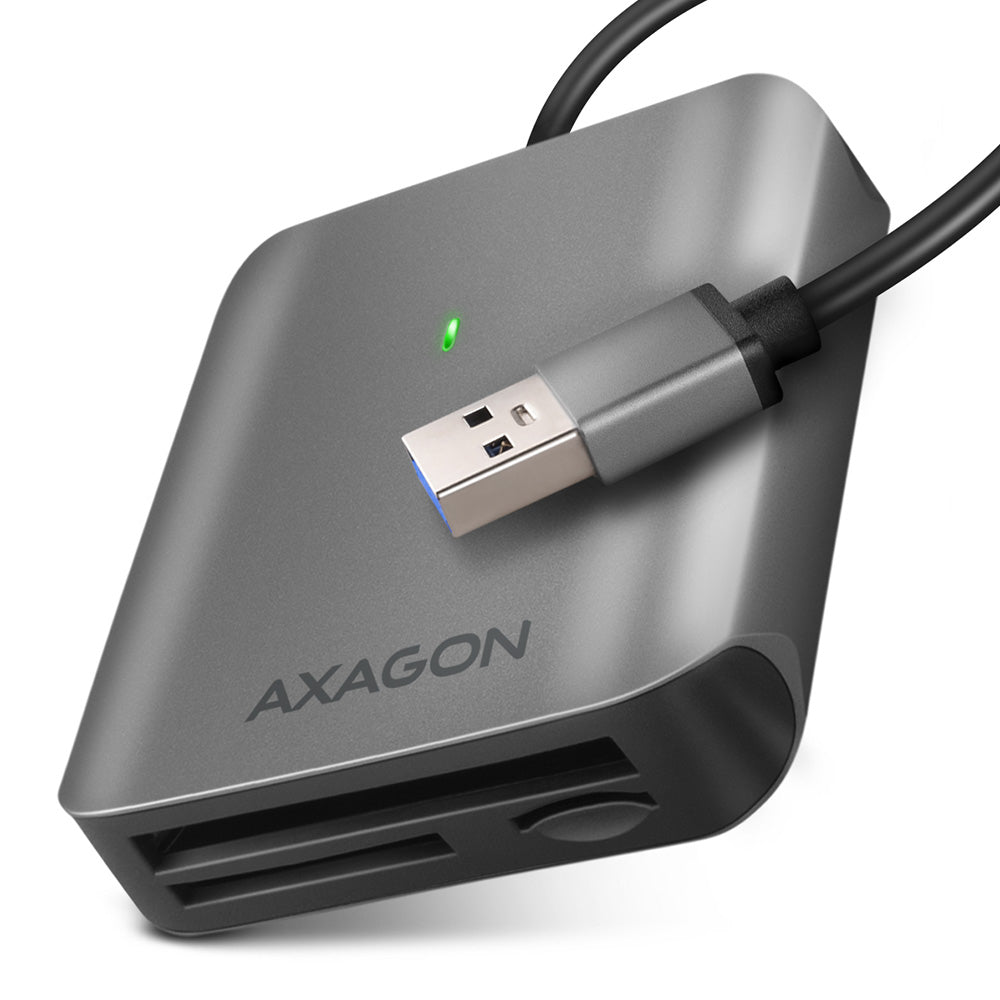 Axagon CRE-S3 External card reader USB-A 3.2 Gen 1 3-slot & lun SD/microSD/CF lecteur de carte mémoire USB 3.2 Gen 1 (3.