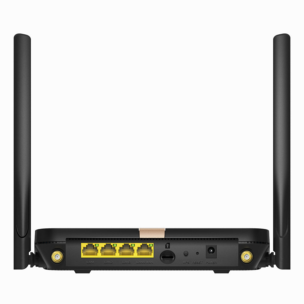 Cudy LT500D Routeur Sans Fil 4G Bi-bande 2,4 GHz / 5 GHz Fast Ethernet, Noir