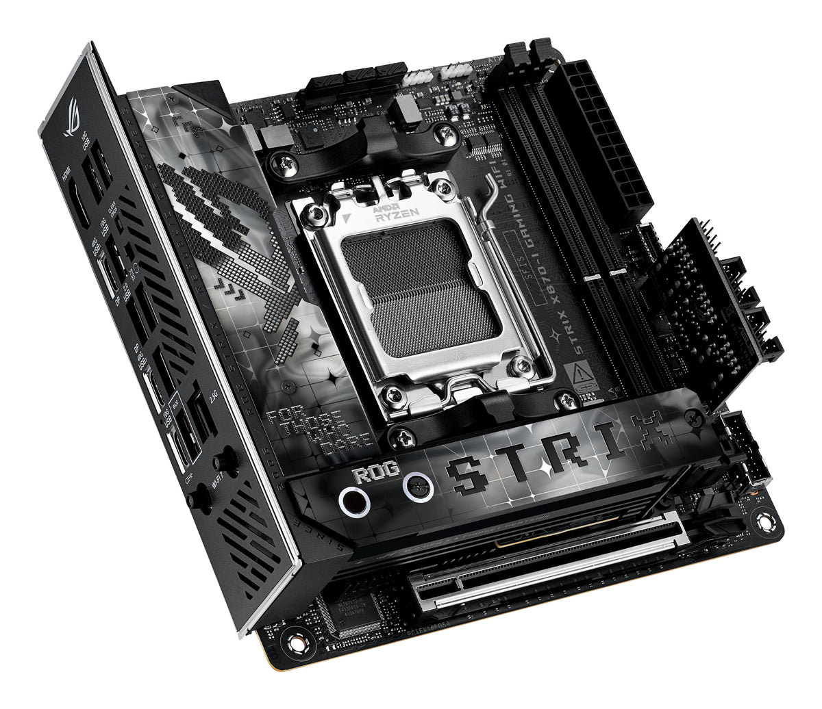 ASUS ROG STRIX X870-I GAMING WIFI Carte Mère AMD X870 Socket AM5 mini ITX