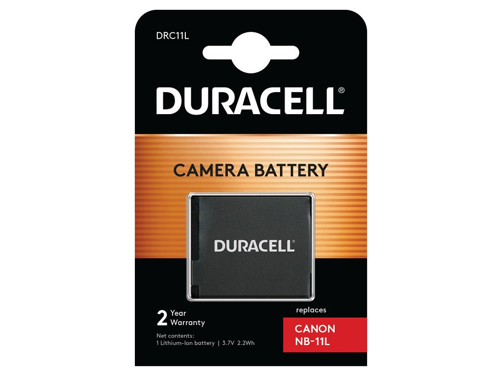 Duracell DRC11L Batterie Lithium-Ion pour Appareil Photo et Caméscope, 600 mAh