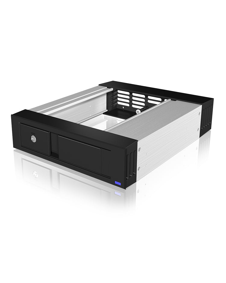 ICY BOX IB-158SSK-B 13,3 cm (5.25") Panneau de support Noir