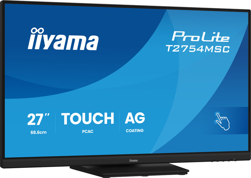 iiyama ProLite T2754MSC-B2AG écran plat de PC 68,6 cm (27") 1920 x 1080 pixels Full HD LED Écran tactile Multi-utilisateur Noir