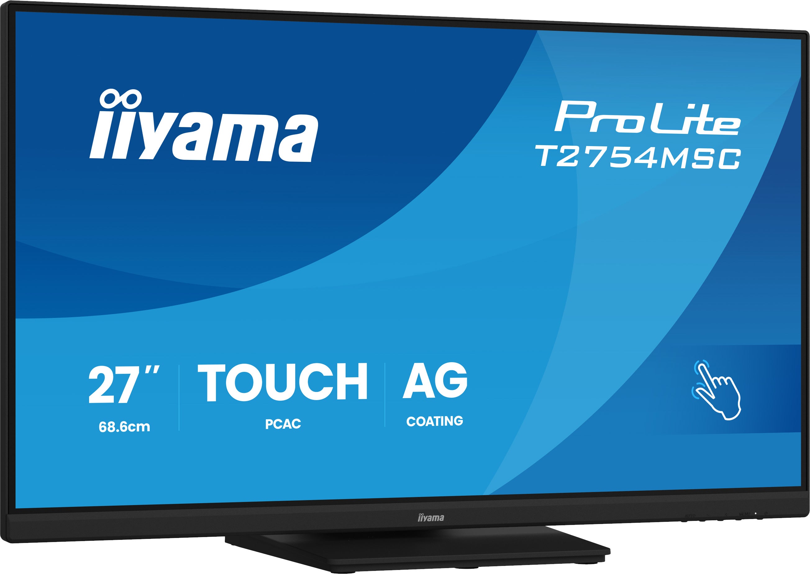 iiyama ProLite T2754MSC-B2AG écran plat de PC 68,6 cm (27") 1920 x 1080 pixels Full HD LED Écran tactile Multi-utilisateur Noir