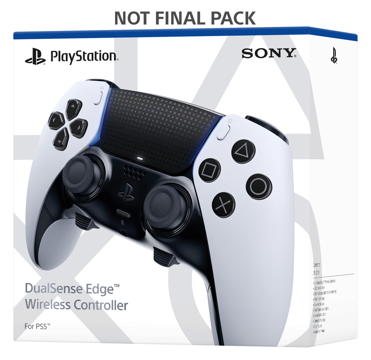 Sony DualSense Edge Manette pour PlayStation 5, Blanc